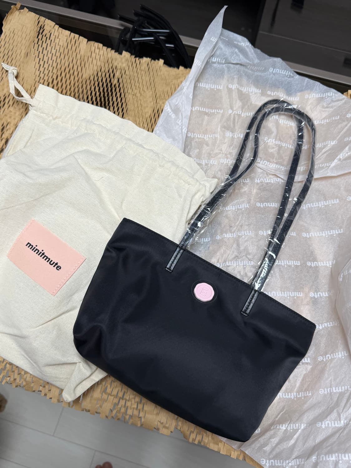 미닛뮤트 일본 클로숄더 요자쿠라 블랙 ( 바로택배가능) 상품이미지3