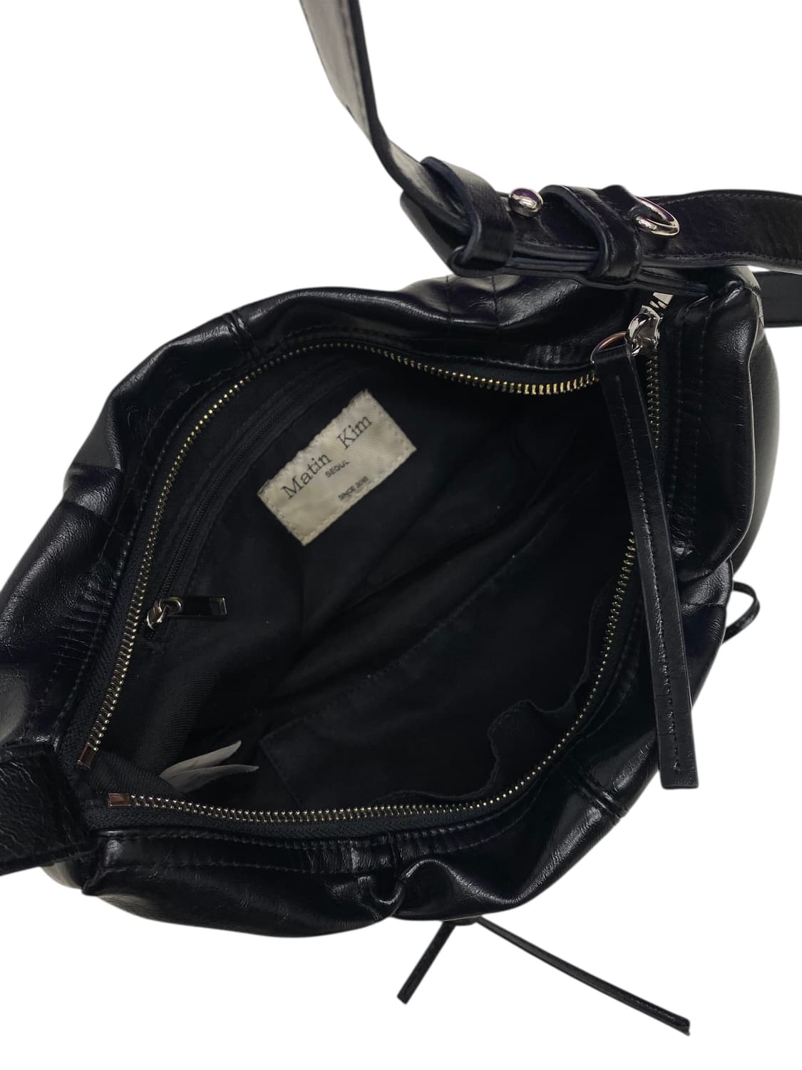 마뗑킴 리본 셔링백 (블랙) 상품이미지3