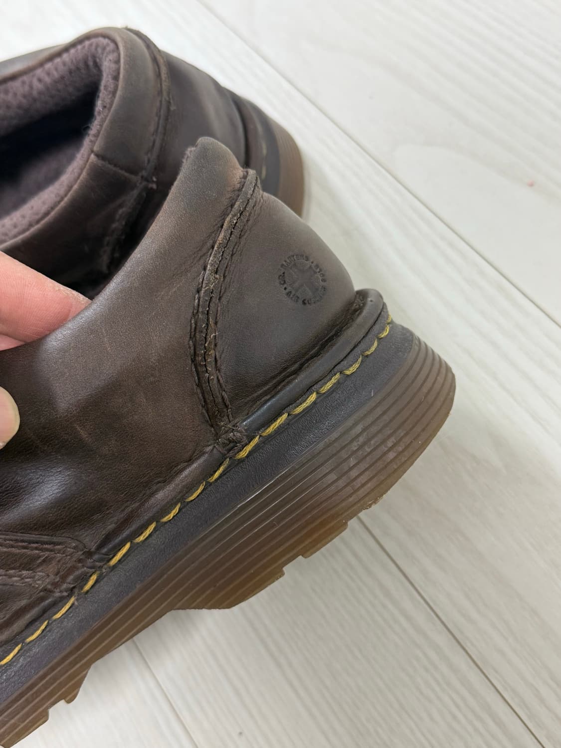 90-00s 닥터마틴 유팁 청키슈즈 EU 43 브라운 상품이미지3