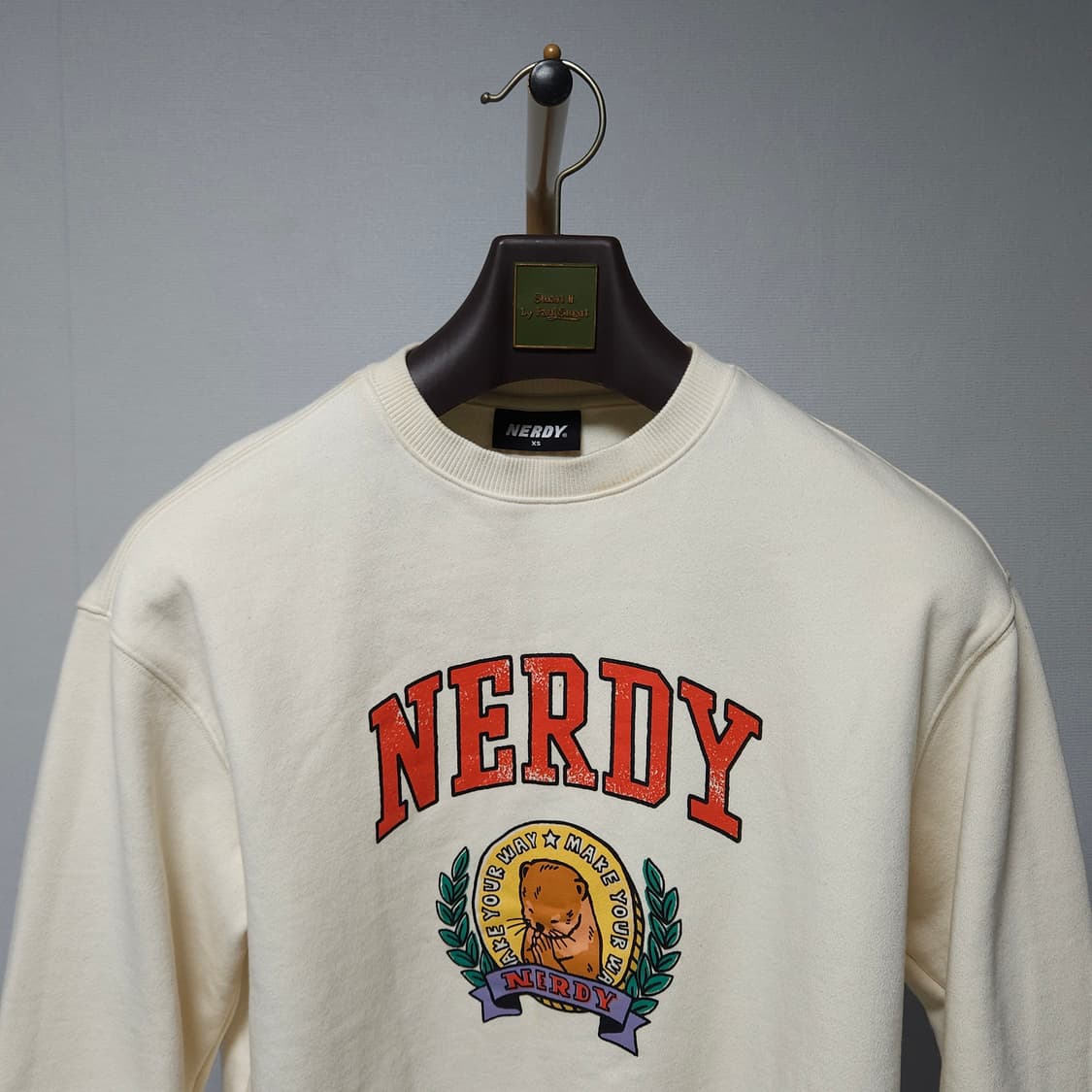 XS ) 널디 코인 프레이어 맨투맨 아이보리 상품이미지2