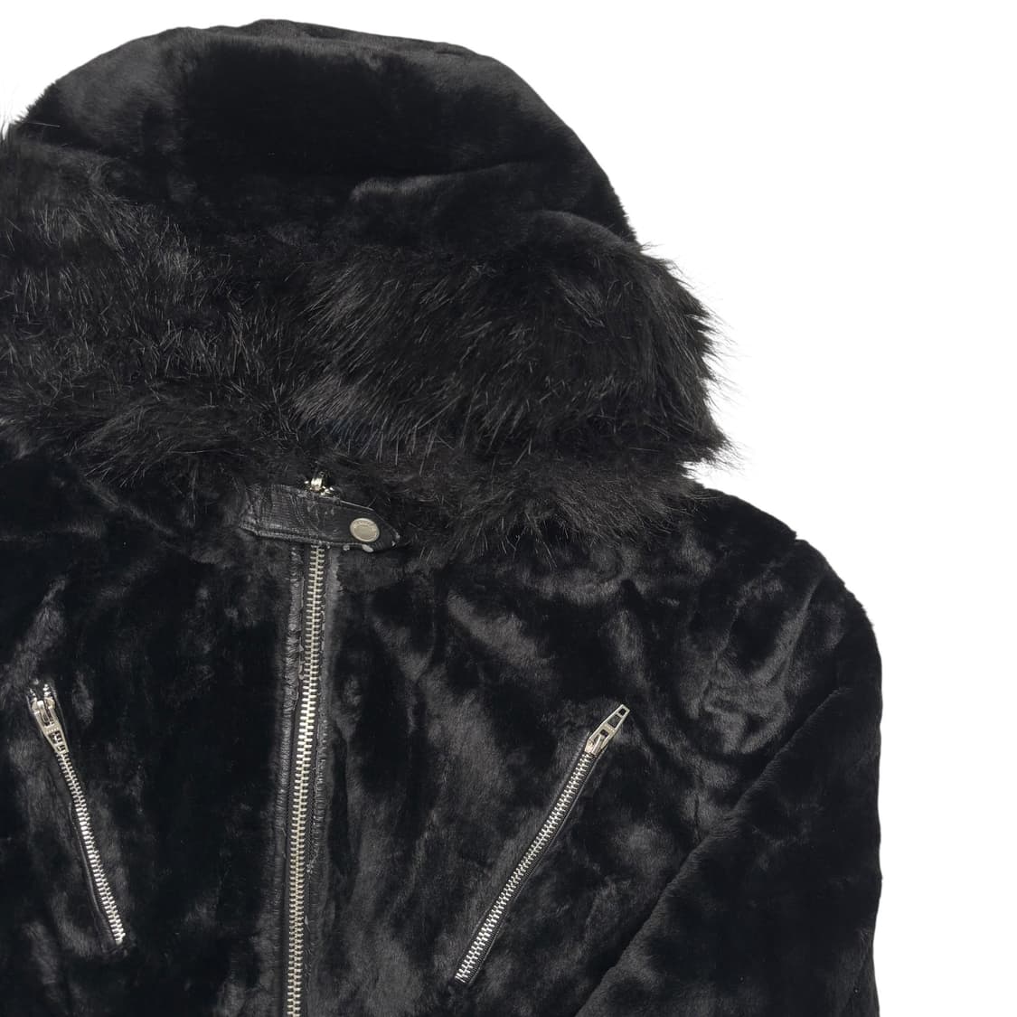 Blank NYC 브랭크 엔와이씨 리버시블 퍼 자켓 L 상품이미지8