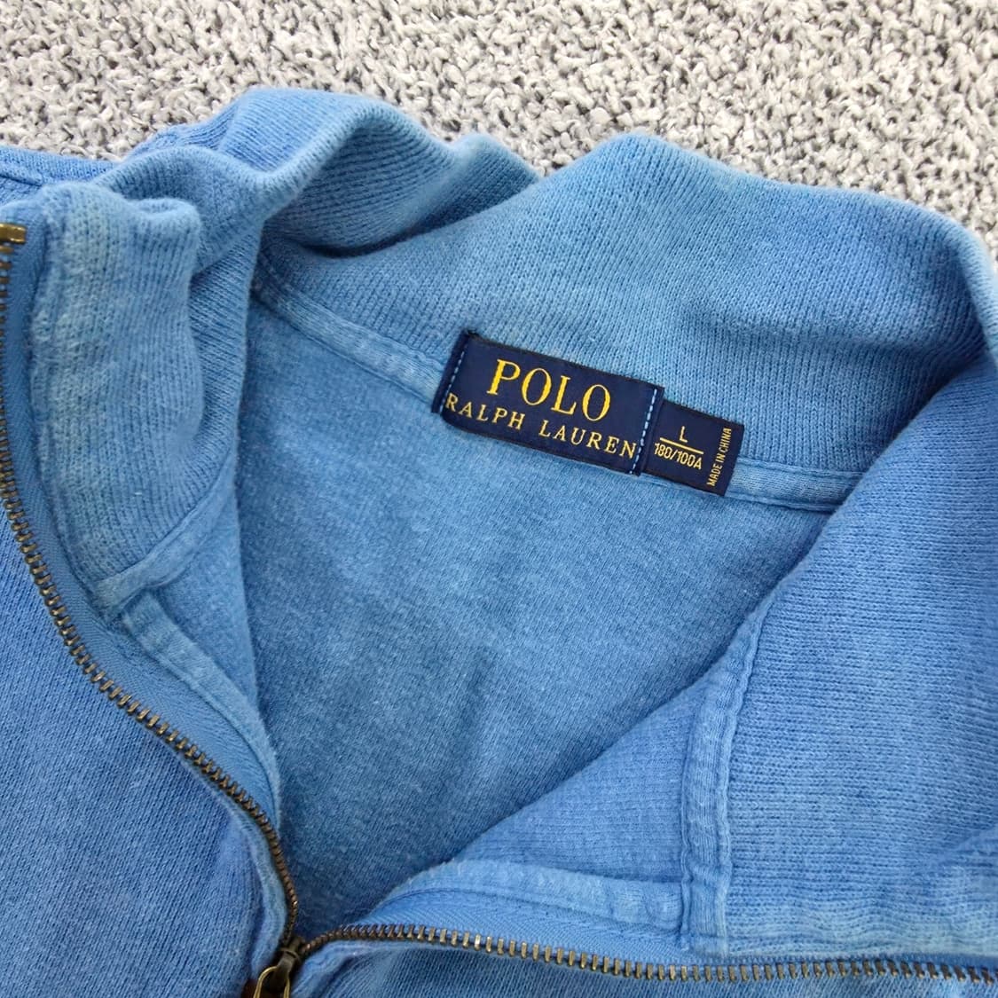 [L] 폴로 랄프로렌 루즈핏 반집업 니트 0121J 상품이미지3
