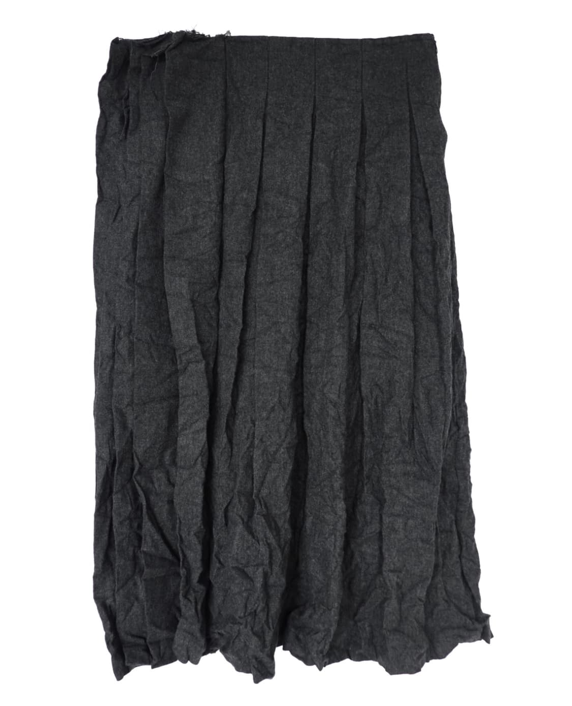 에옹쓰 Paper Wool Offbeat Pleats Skirt 상품이미지1