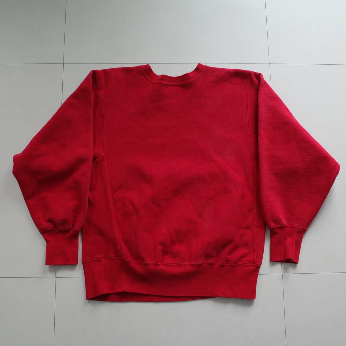 80s 챔피온 리버스위브 USA제 맨투맨 레드 M 상품이미지7