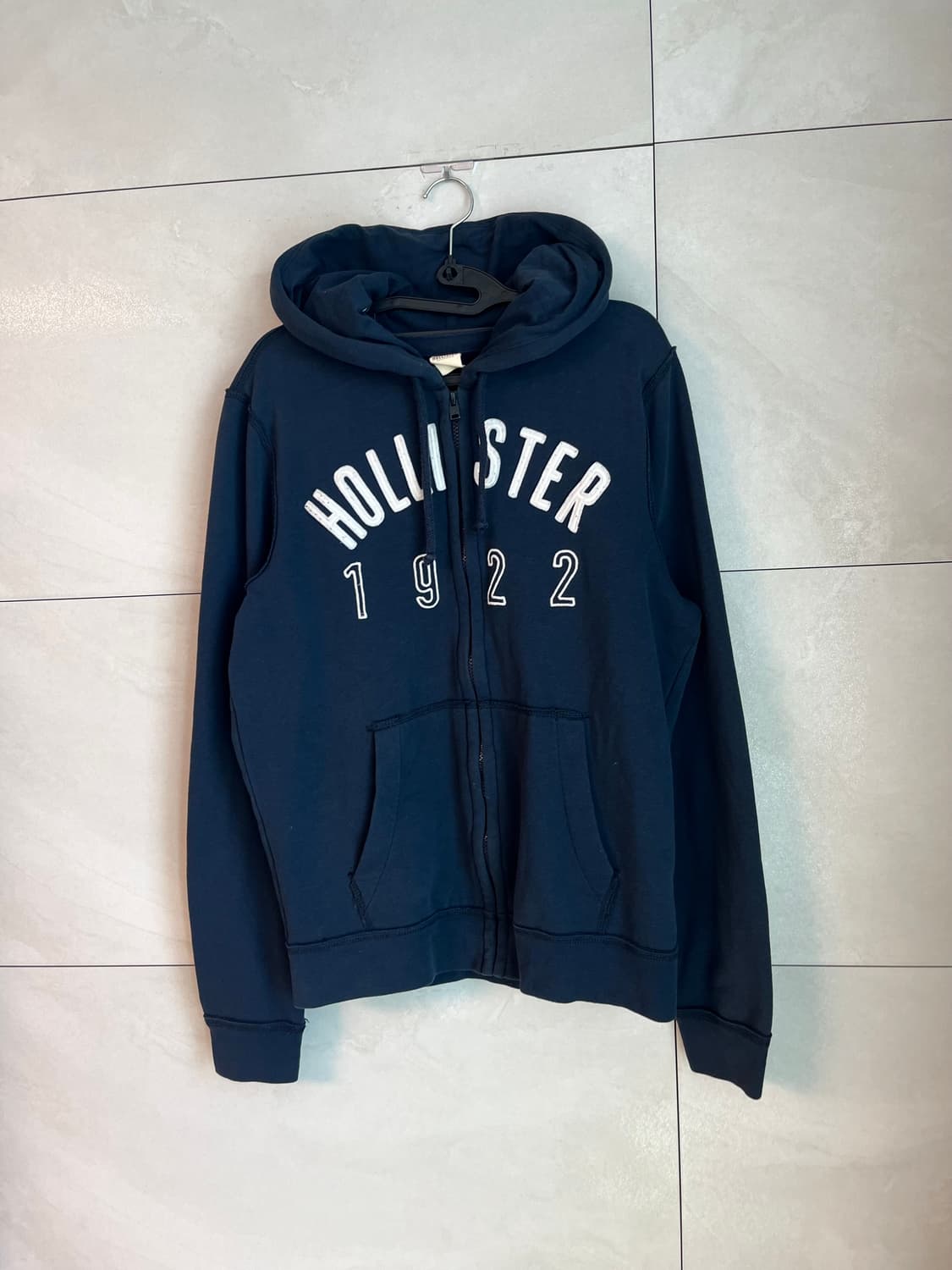 홀리스터 스펠로고 네이비 후드집업 [M] 상품이미지3