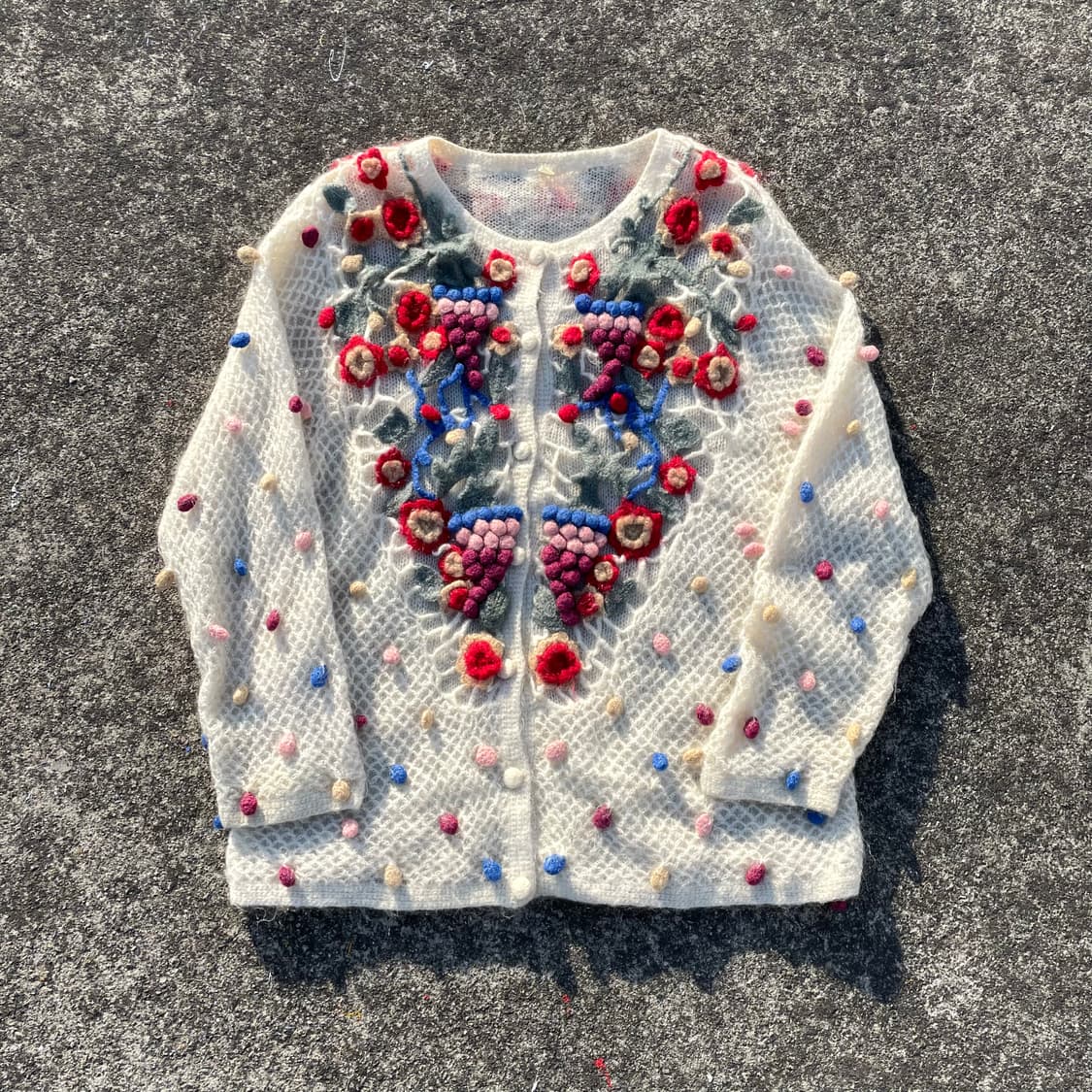 빈티지 모헤어 가디건 상품이미지2