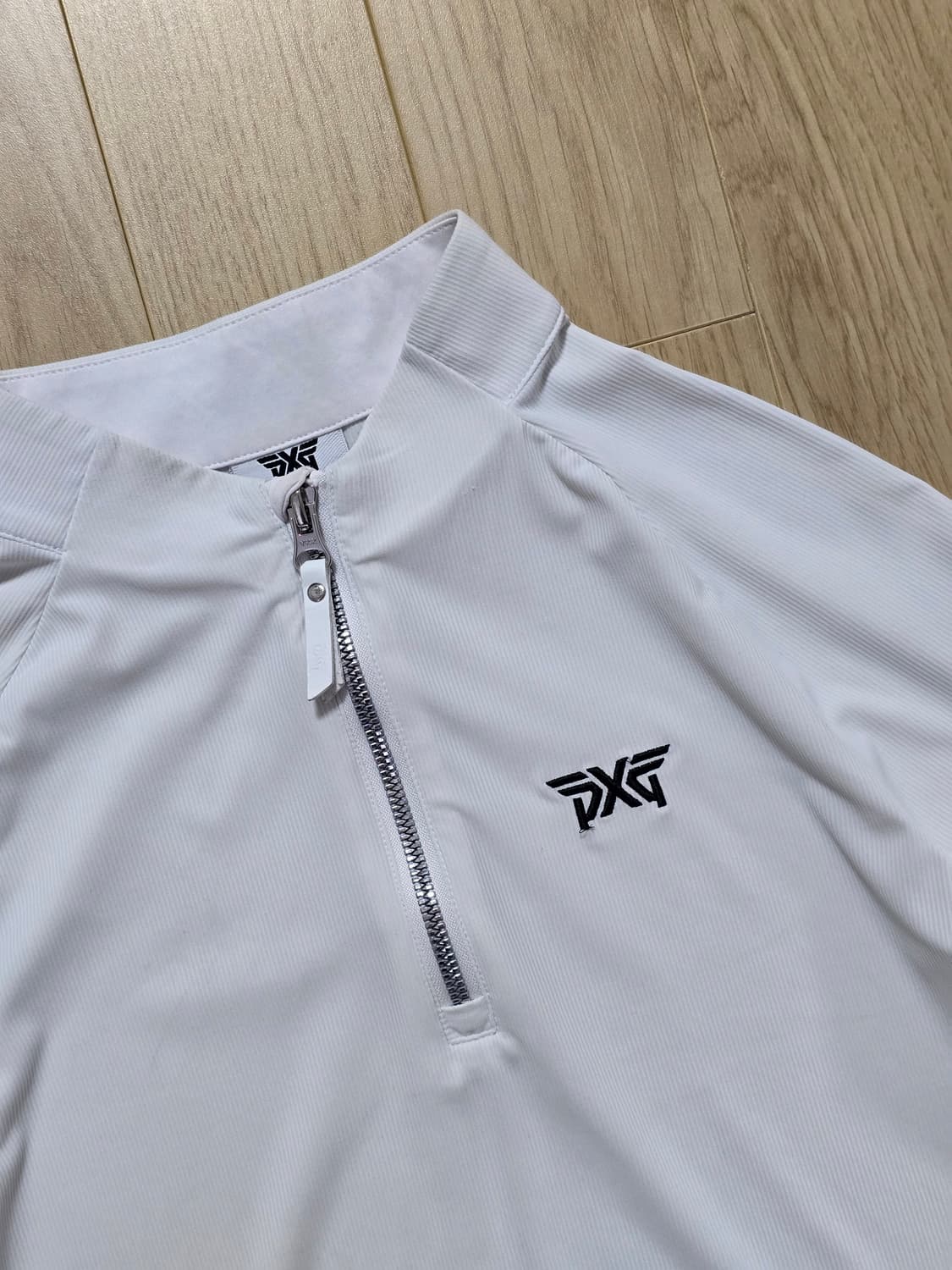PXG 화이트 하프집업 골프웨어 S사이즈 상품이미지1
