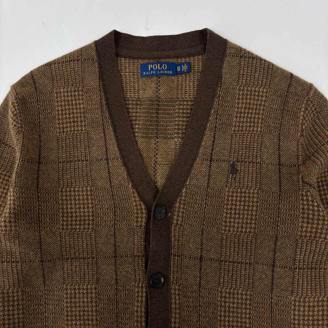 폴로 글렌체크 가디건 상품이미지4