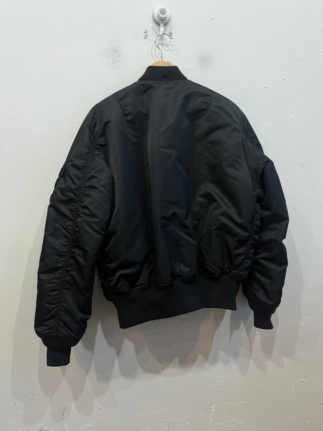 알파인더스트리 MA-1 플라이트 자켓 블랙 L 상품이미지2