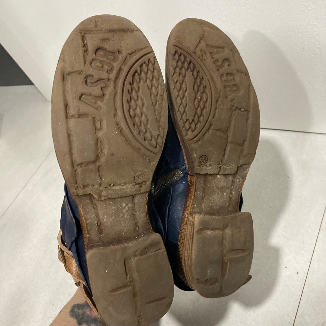 A.S.98 컷오프 레더 부츠 상품이미지7