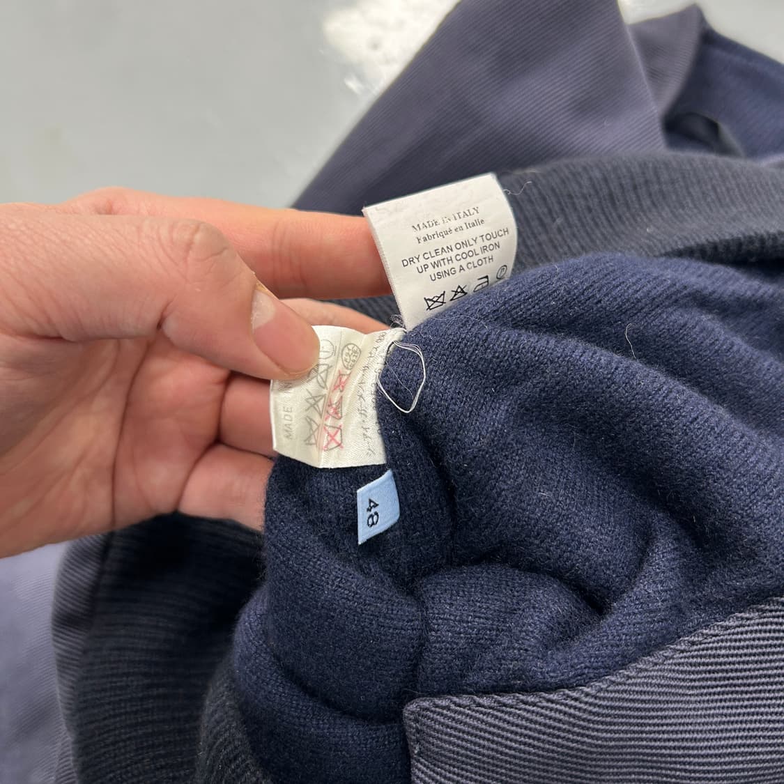 90s malo 캐시미어 봄버자켓 상품이미지7