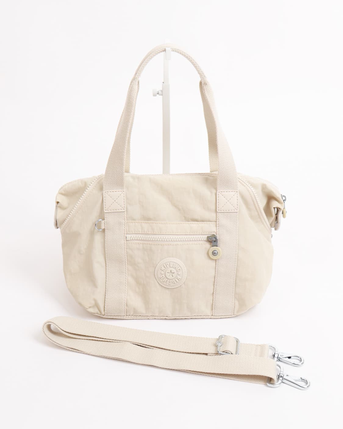 [KIPLING] 크림 컬러 나일론 2WAY 숄더백 상품이미지3