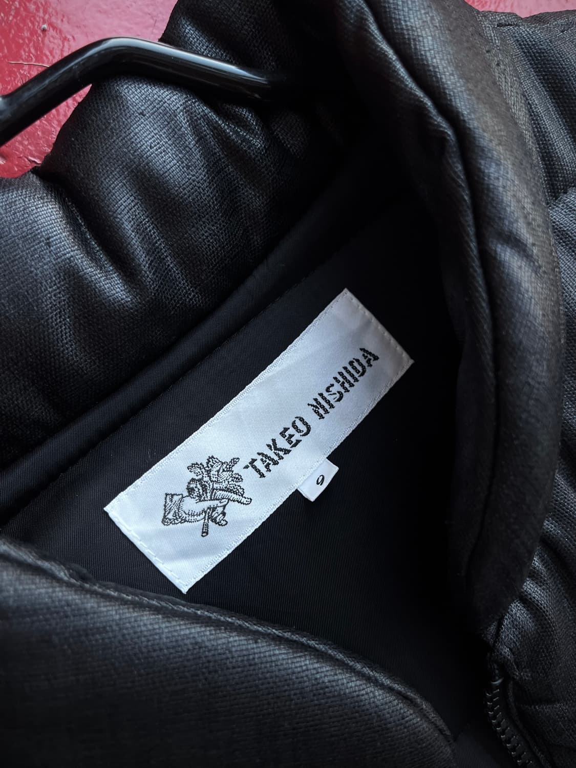 TAKEO NISHIDA Coating Padded Crop Vest 상품이미지7