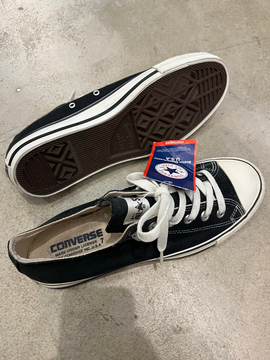 빈티지 00s 컨버스 로우 블랙 상품이미지3