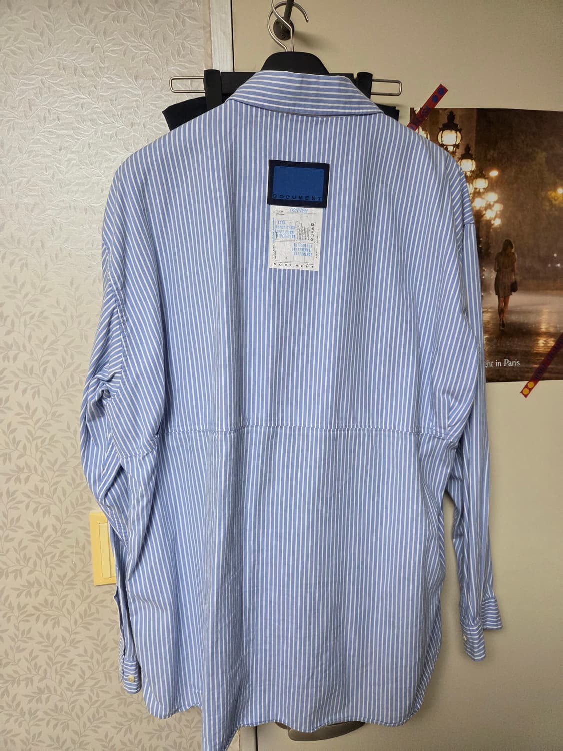 도큐먼트 백로고(BACK LOGO OXFORD SHIRT_STRIPED) 상품이미지5