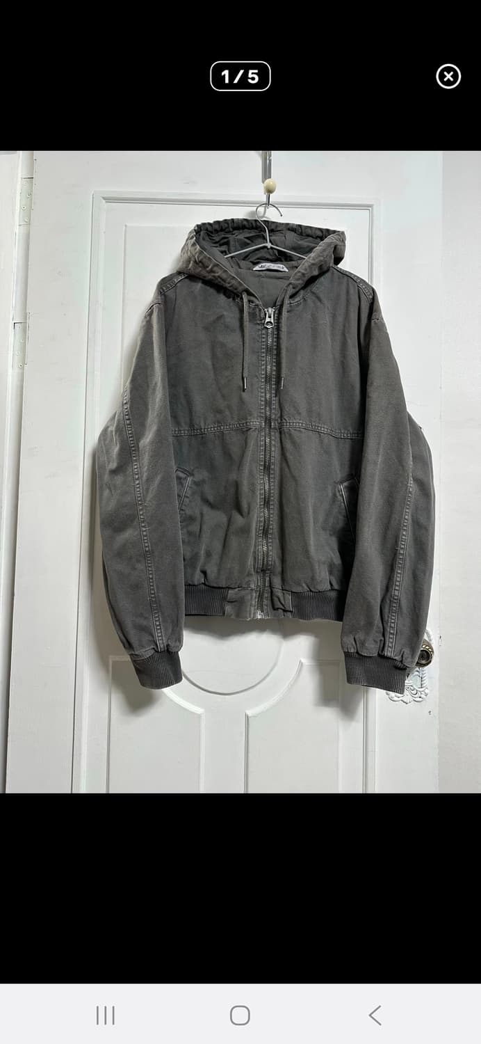 (마지막특가) 자라 워시드 후드자켓 L 상품이미지1