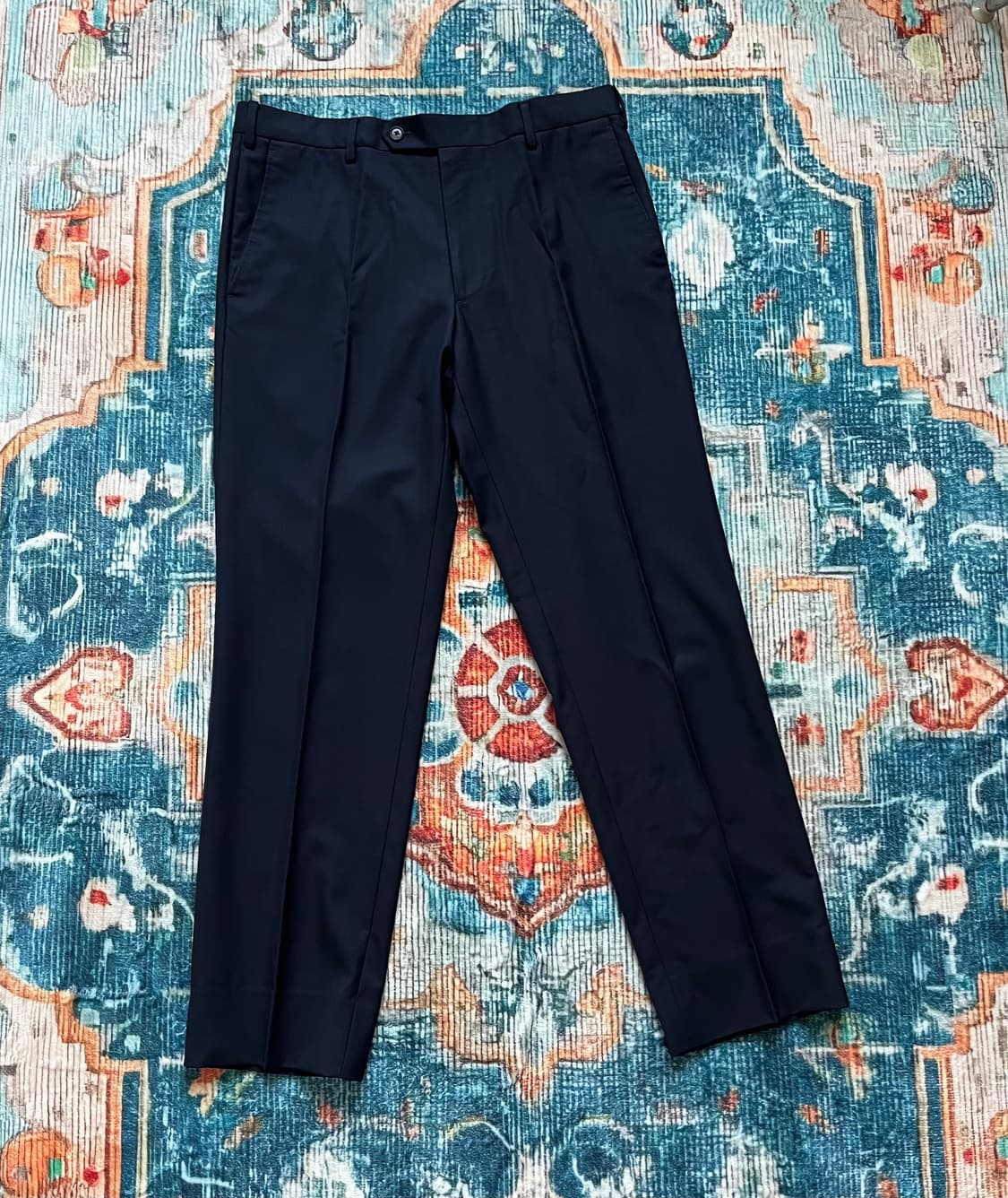 타임 옴므 슬랙스 네이비 컬러 상품이미지1