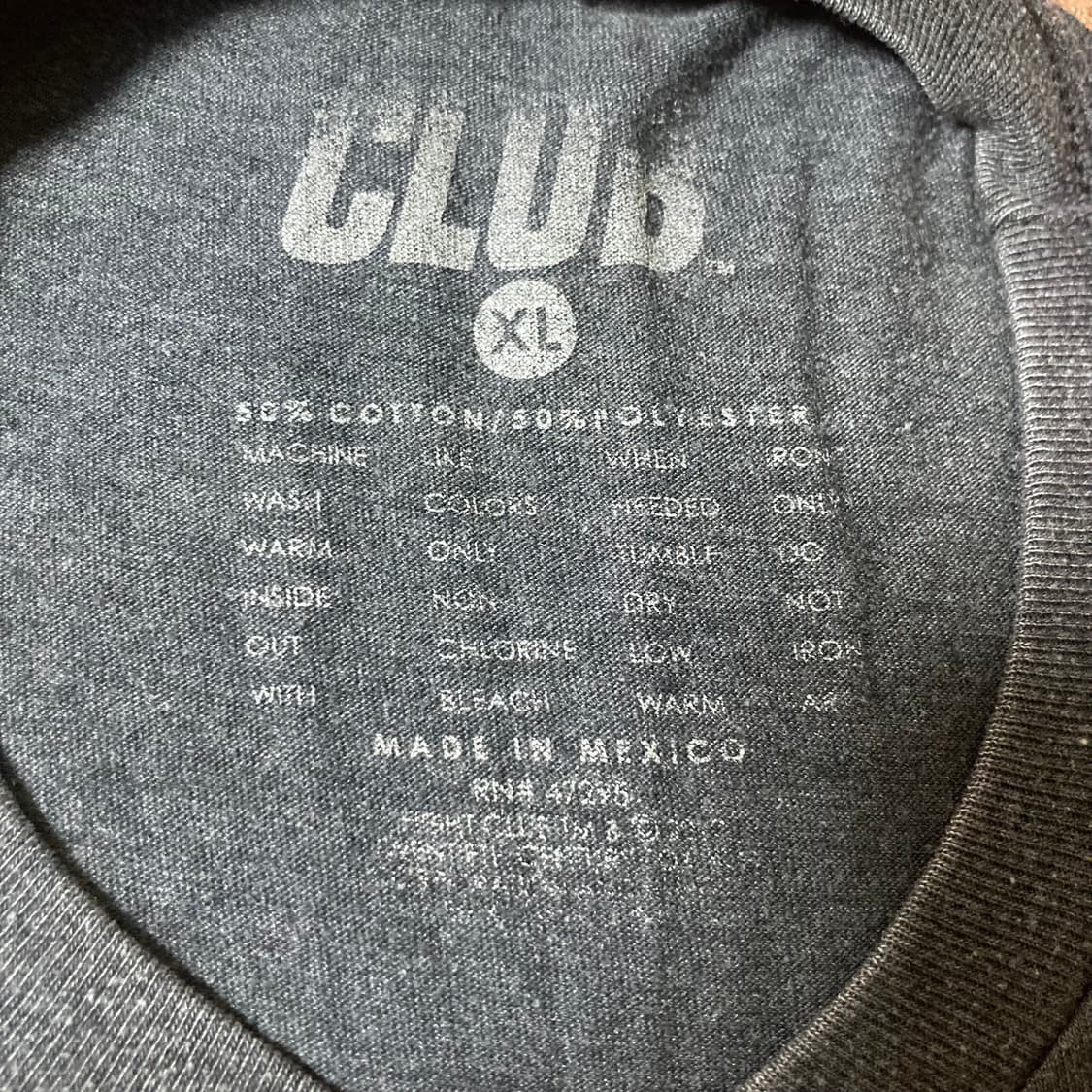 파이트클럽 오피셜 빈티지 티셔츠 상품이미지3