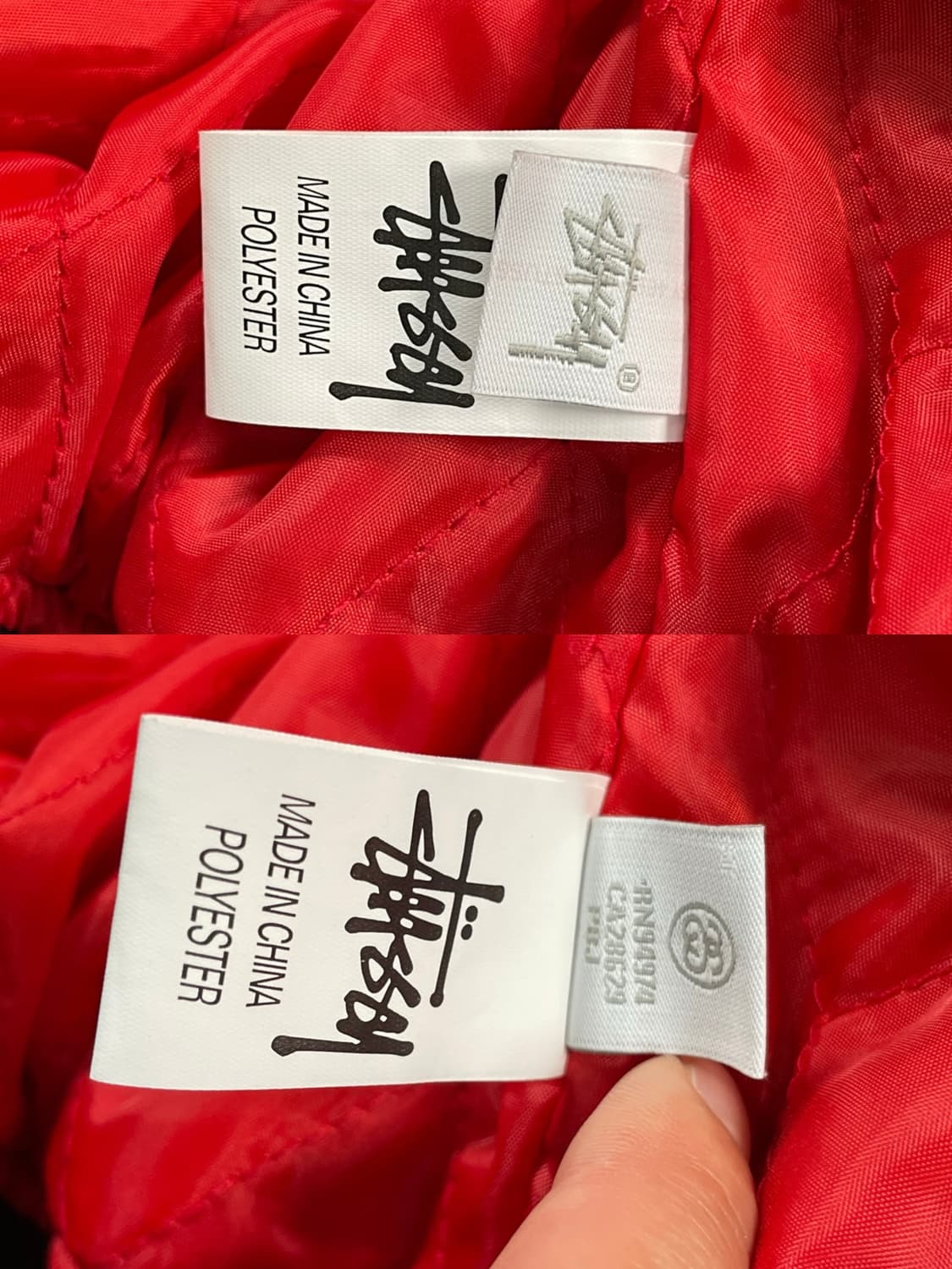 스투시 체크 크롭 퀄팅 봄버자켓 상품이미지9