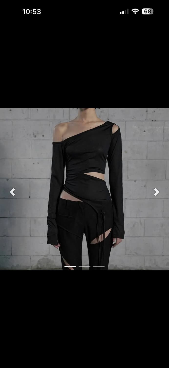 보헤미안서울 SEE THROUGH CUT-OUT SLEEVE 상품이미지1