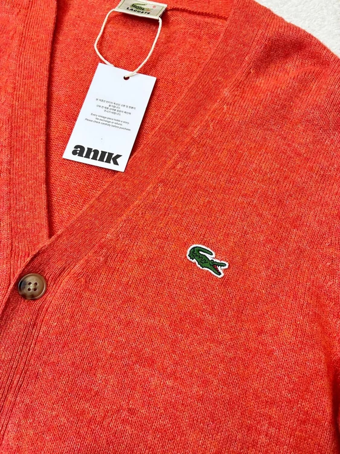 라코스테 00's 일본판 울 니트 가디건 PN6116 상품이미지3