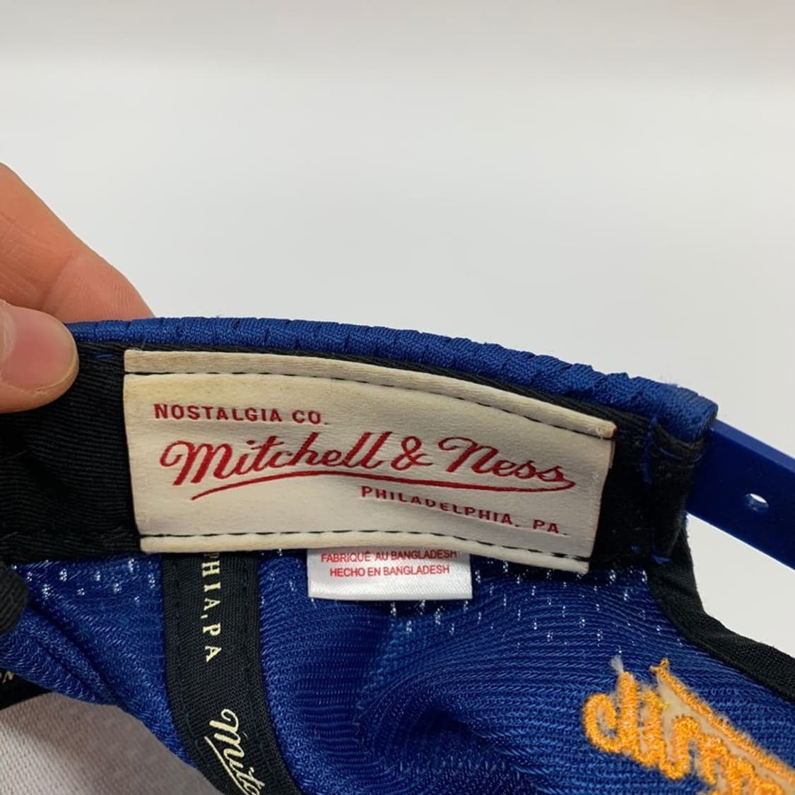 미첼앤네스 NBA 골든스테이트 워리어스 자수 스냅백 상품이미지6