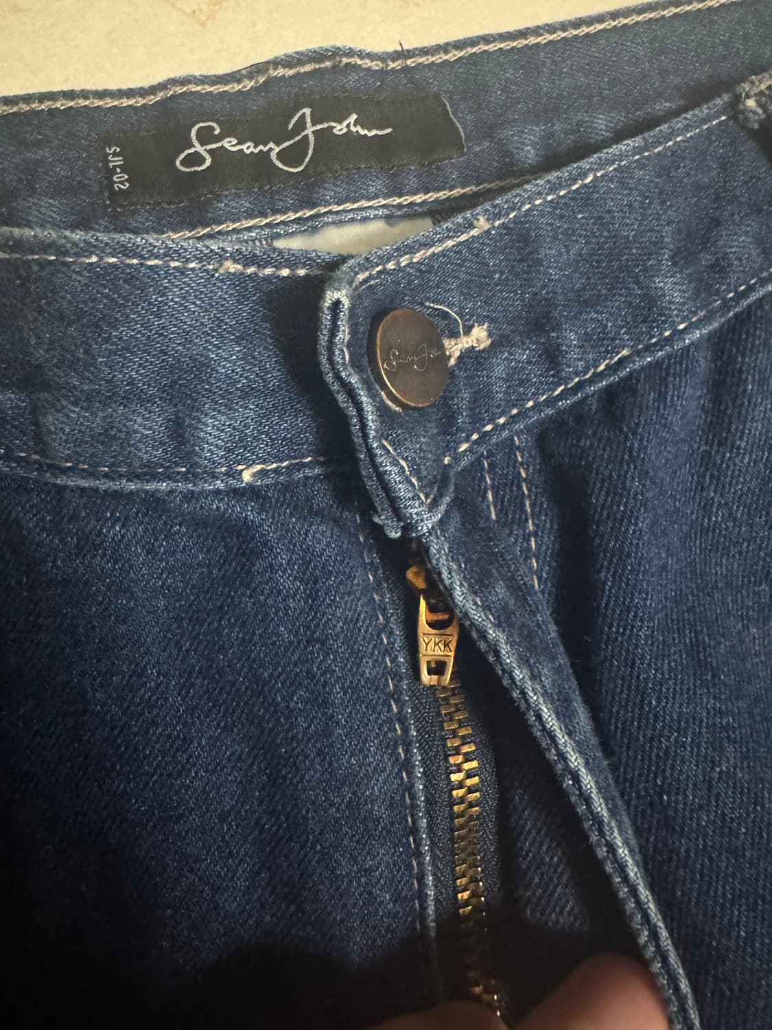 빈티지 sean john 션 존 더블니 상품이미지4