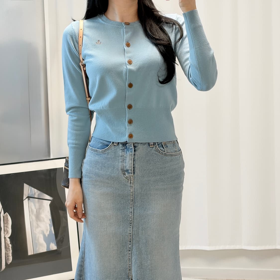 비비안웨스트우드 램스울 베이직 크루넥 카디건 상품이미지9