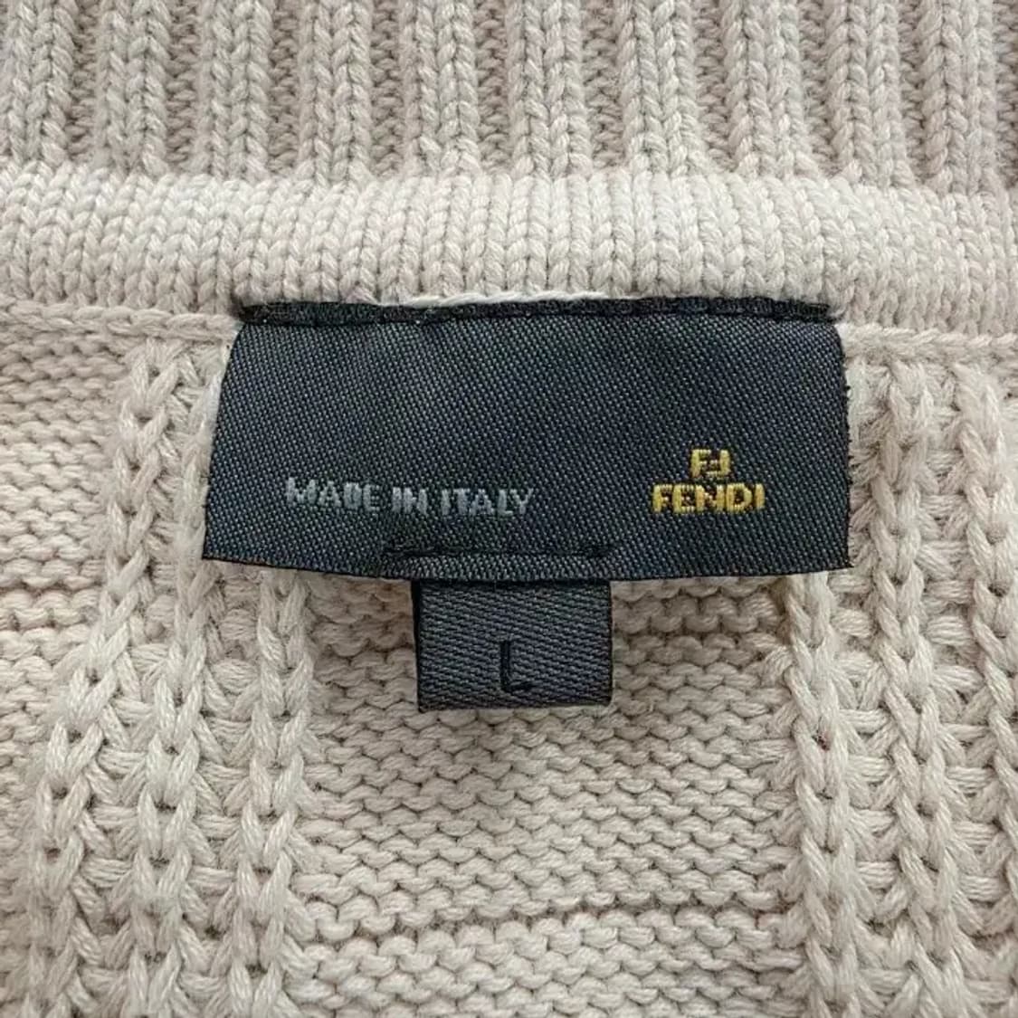 펜디 FENDI 롱 니트 가디건 아이보리 ~66 상품이미지6