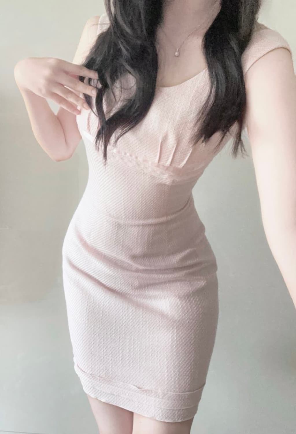 일본 빈티지 핑크 원피스 드레스 히메갸루 핀터깔 상품이미지2