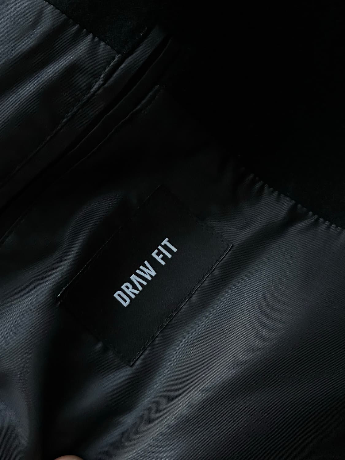 (새상품) 드로우핏 프리미어 울 더블 체스터 코트 [BLACK] 판매 상품이미지9