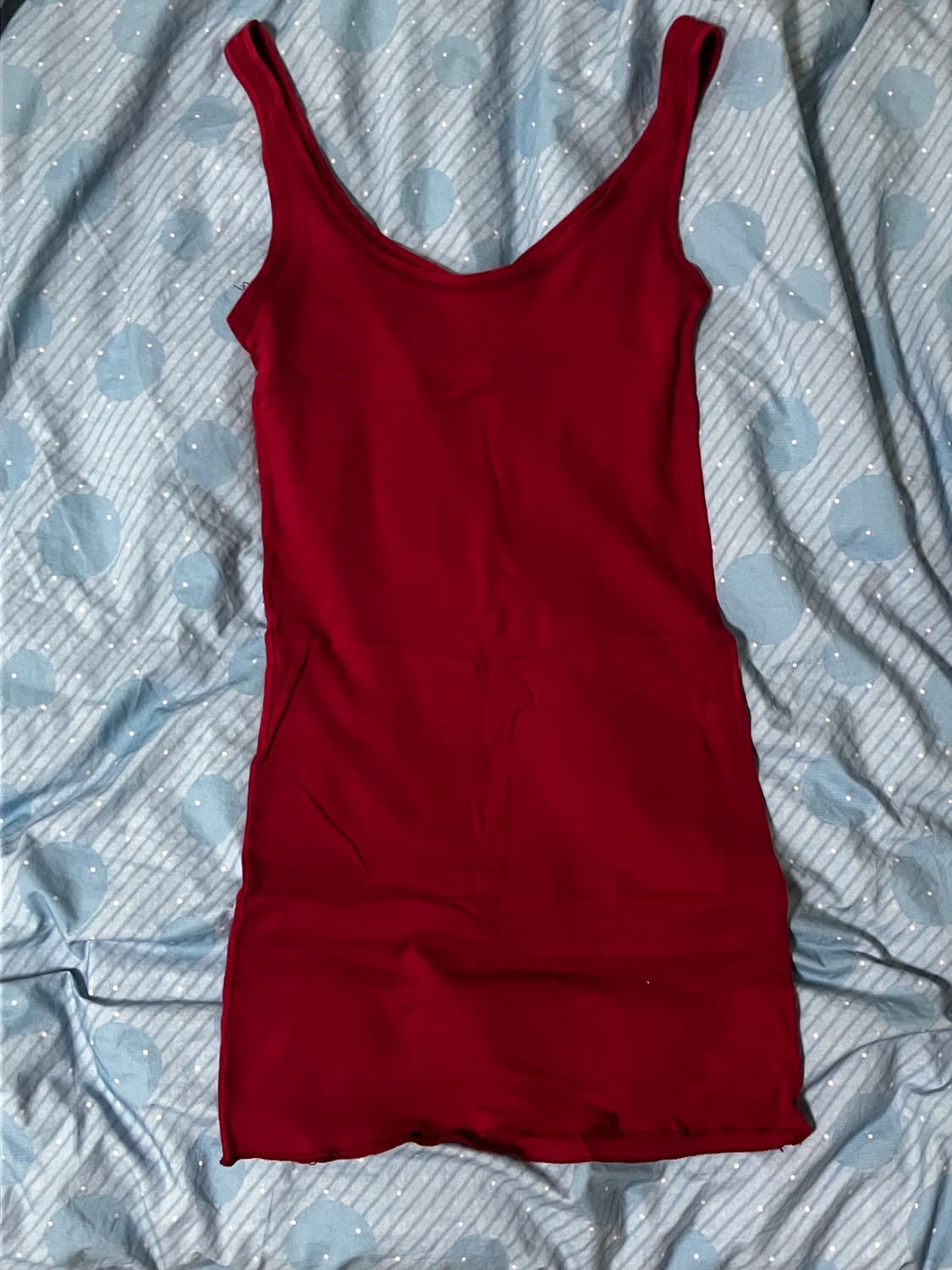 Red sleeveless 상품이미지1