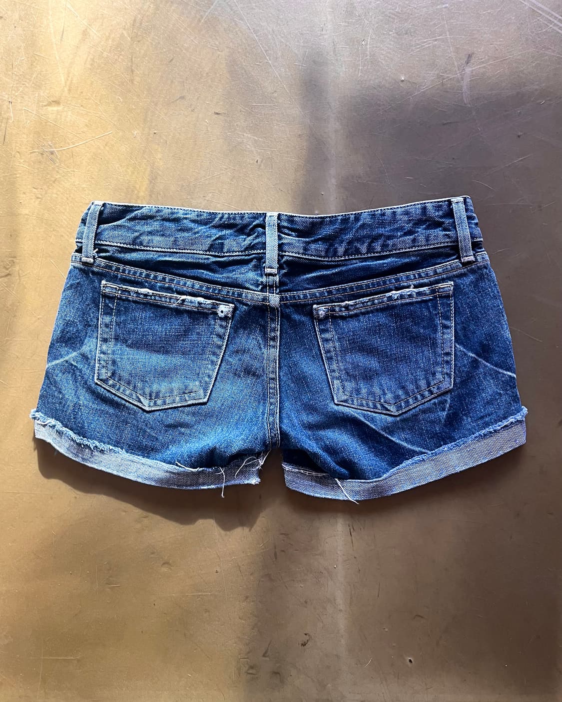 SLY スライ Vintage Washed Denim Hot Pants 상품이미지10