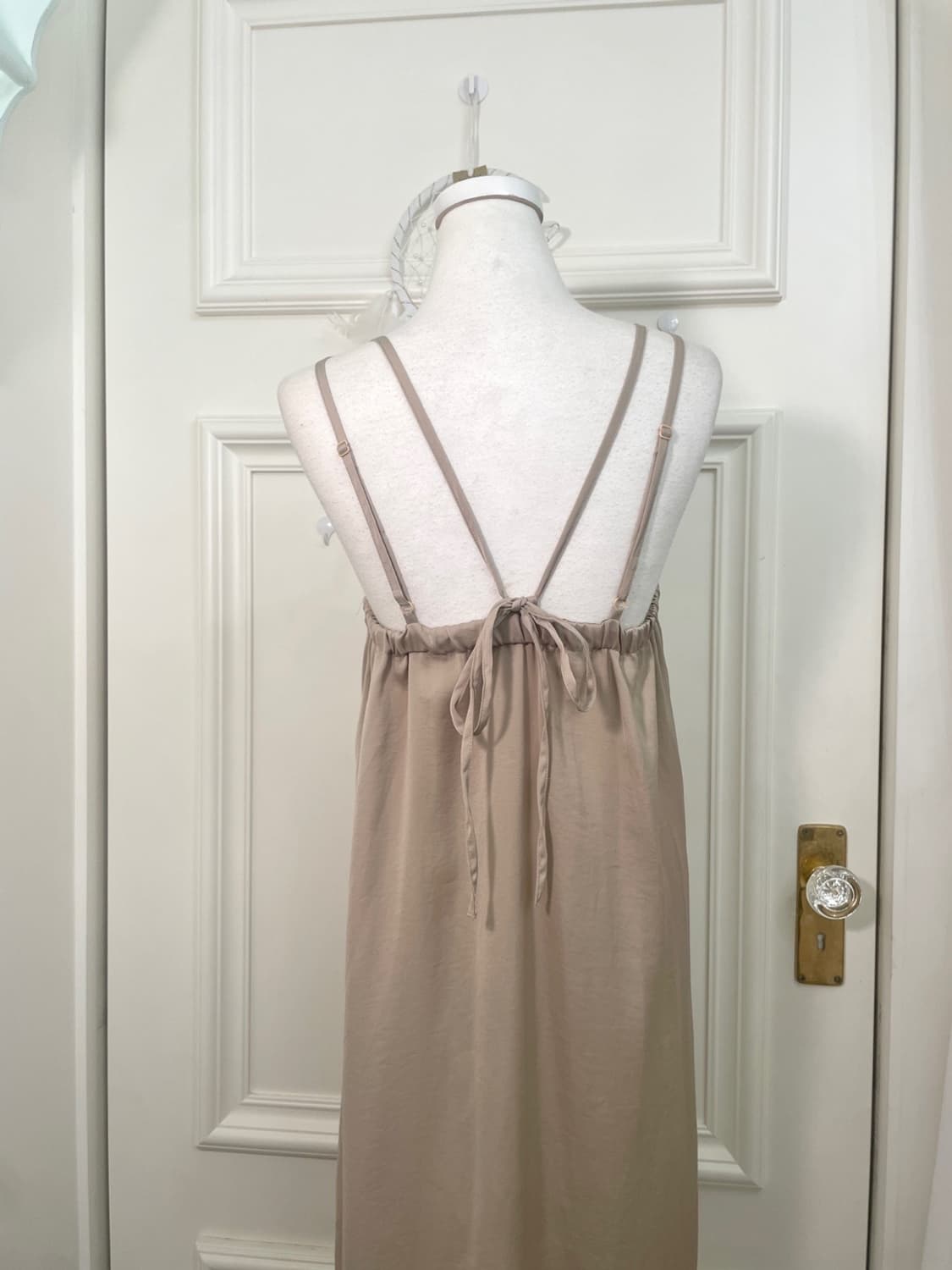 EARTH beige back banding lining long opc 상품이미지4