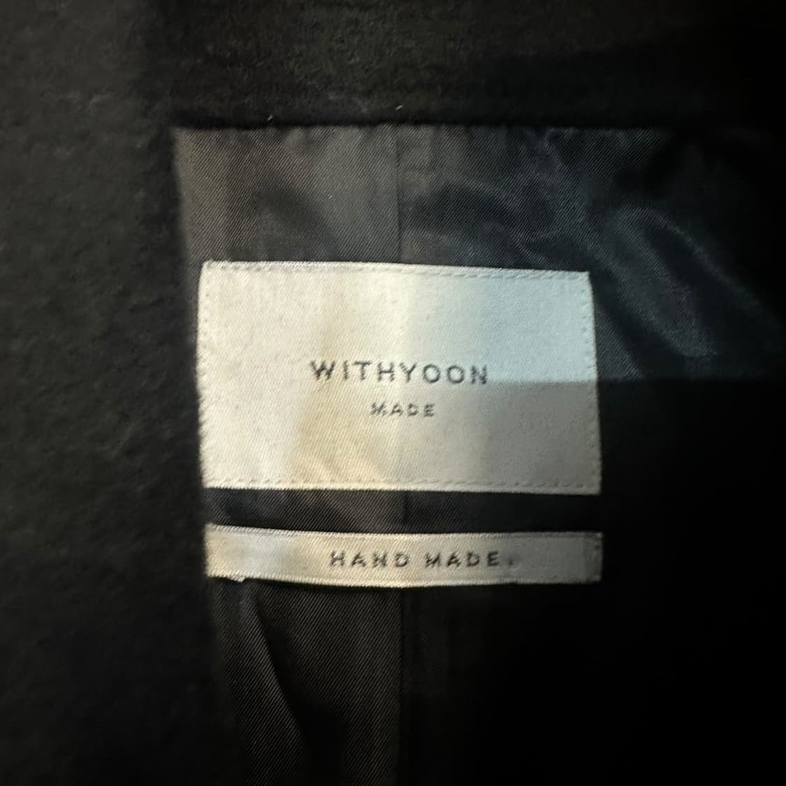 위드윤 메리노울 핸드메이드 코트 상품이미지5