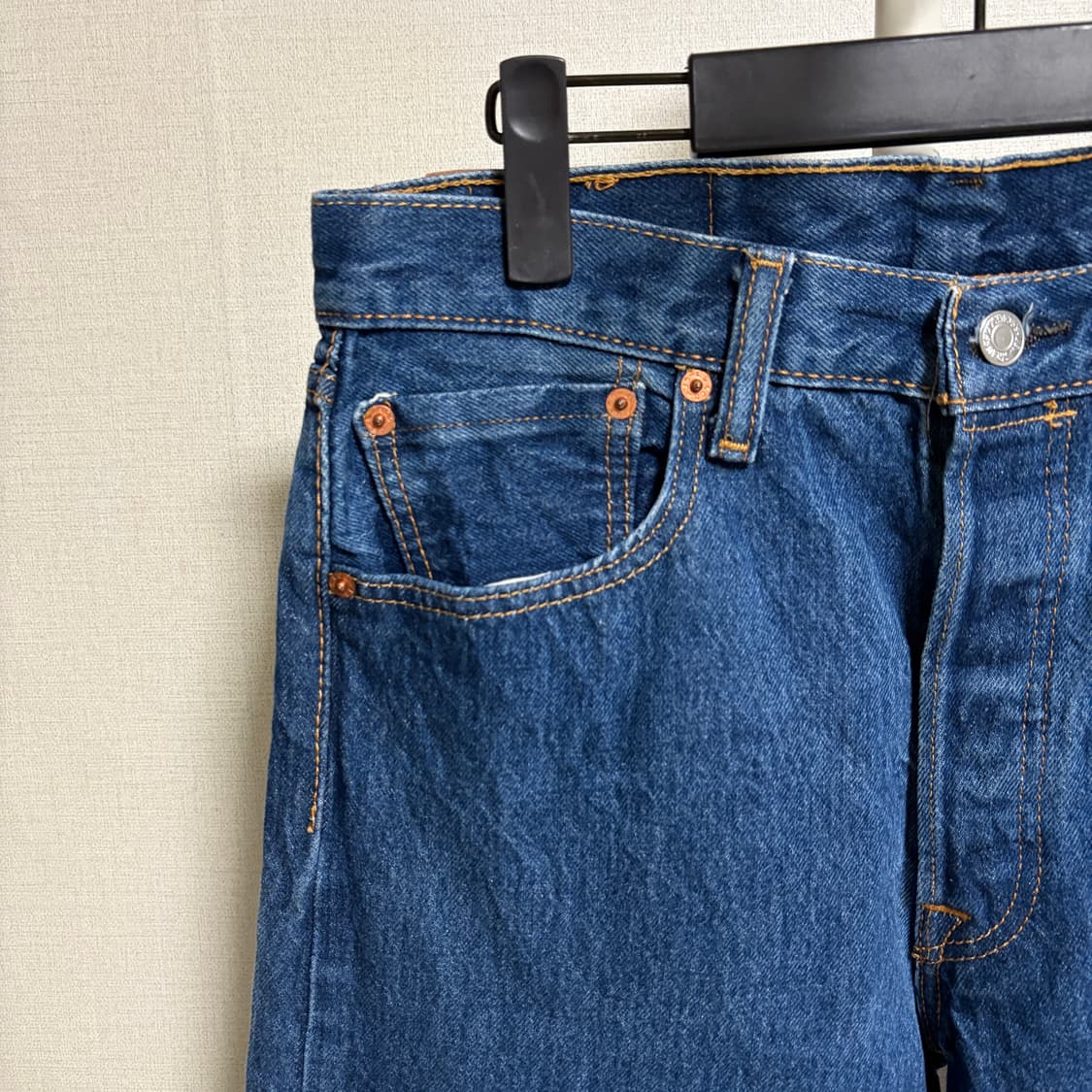 리바이스 501 스트레이트 중청 데님팬츠 / W33, L30 상품이미지4