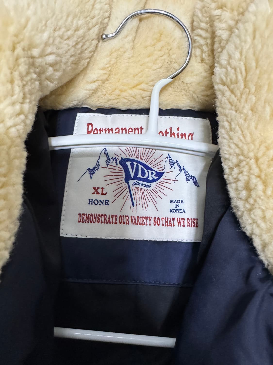 VDR 퀼팅 자켓 네이비 XL 상품이미지2