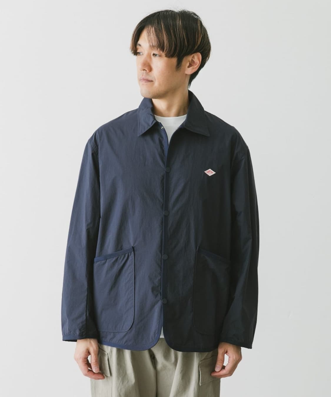 S 단톤 나일론 네이비 커버롤 자켓 상품이미지1