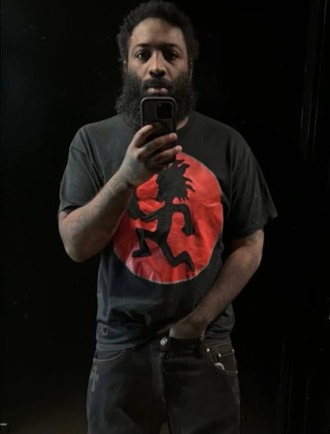 [XXL] 00s RARE ICP 써클 해칫맨 빈티지 랩티 밴드티 상품이미지1