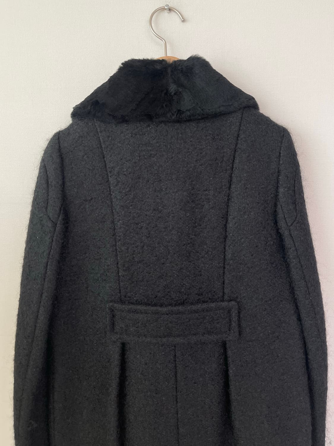 하니와이 토끼털 울 혼방 코트 44~55 상품이미지10