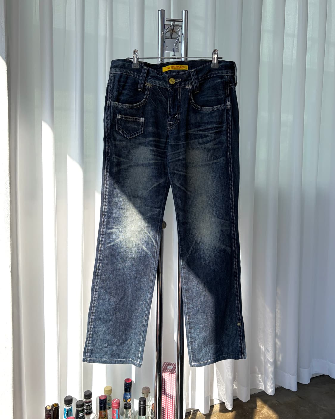 [30인치]리바이스 JPN 00s 로우라이즈 부츠컷 데님 팬츠 상품이미지1