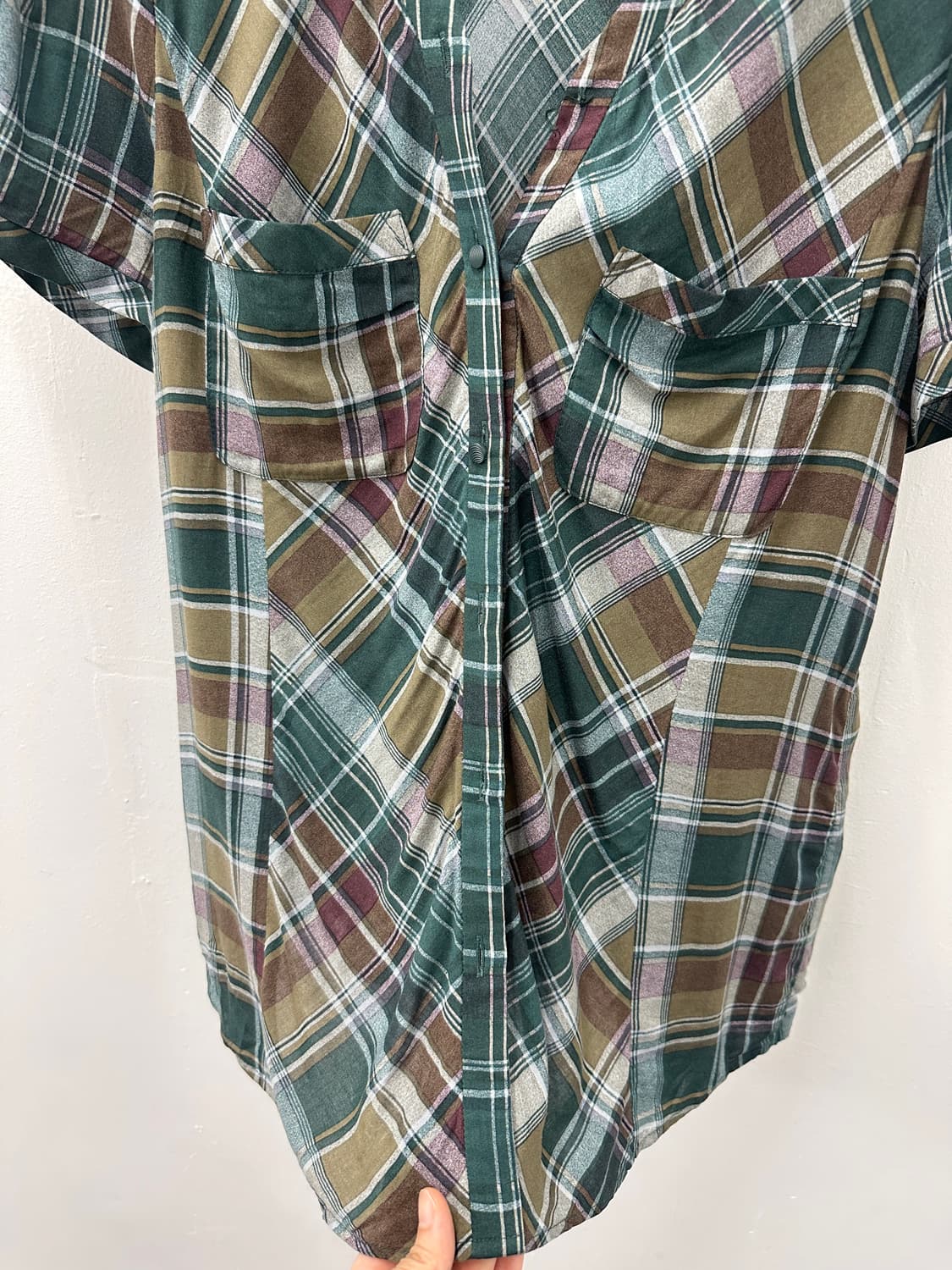 Vintage check half shirts 상품이미지9
