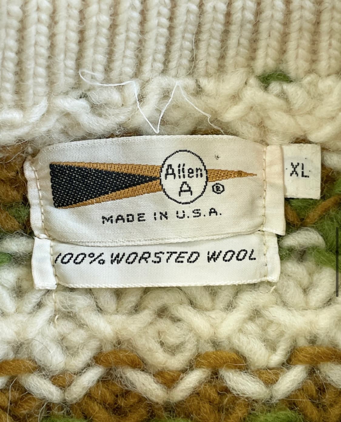 Allen A 팝콘 피셔맨 케이블니트 상품이미지4