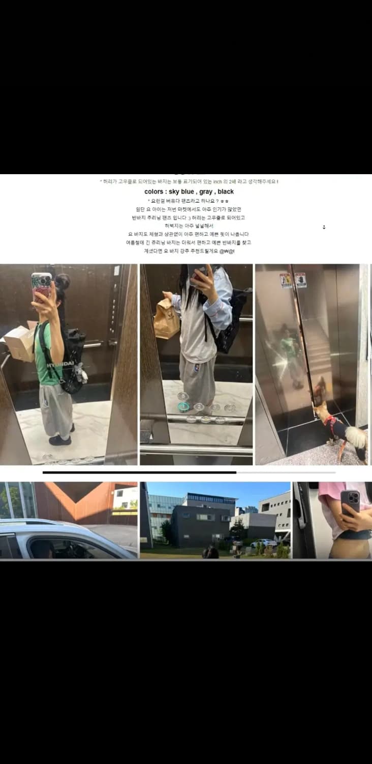 Aff마켓 버뮤다 팬츠 블랙 상품이미지3