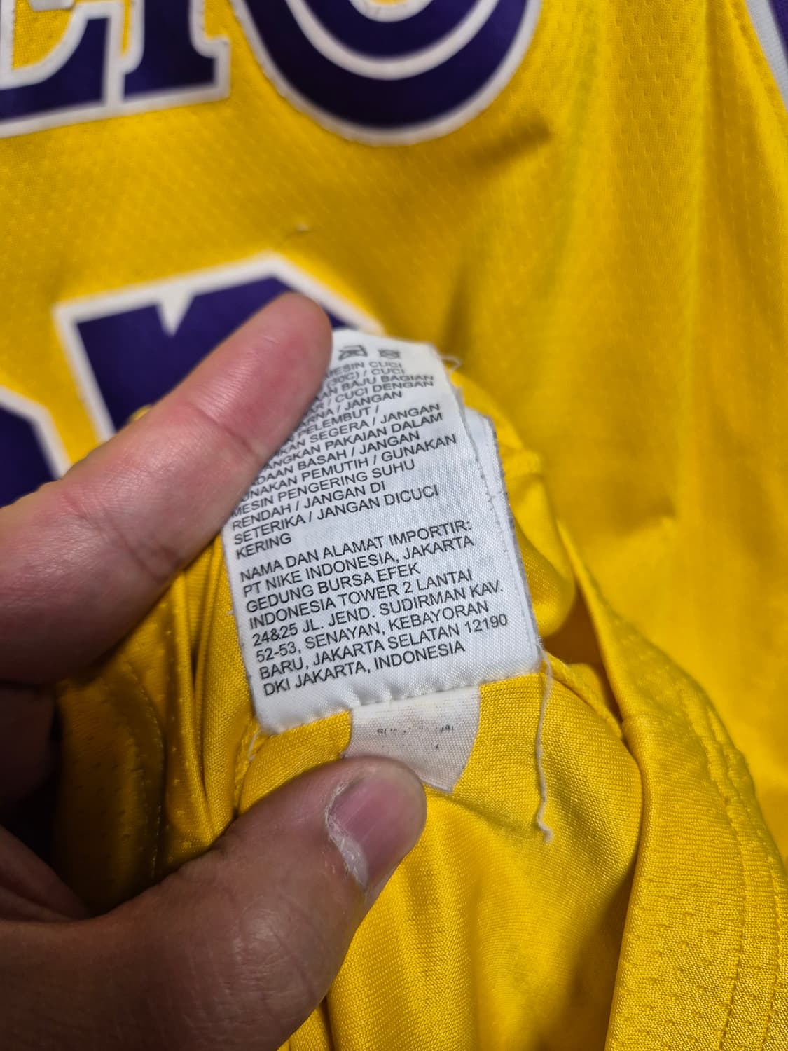 *무료배송*나이키 LA레이커스 23번 르브론 제임스 XXL사이즈 농구져지 상품이미지8