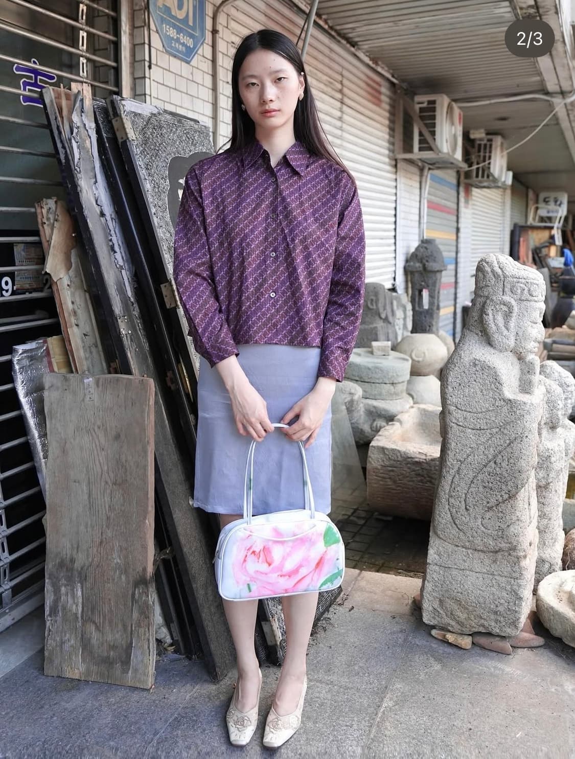 누아누 퍼플셔츠 상품이미지1