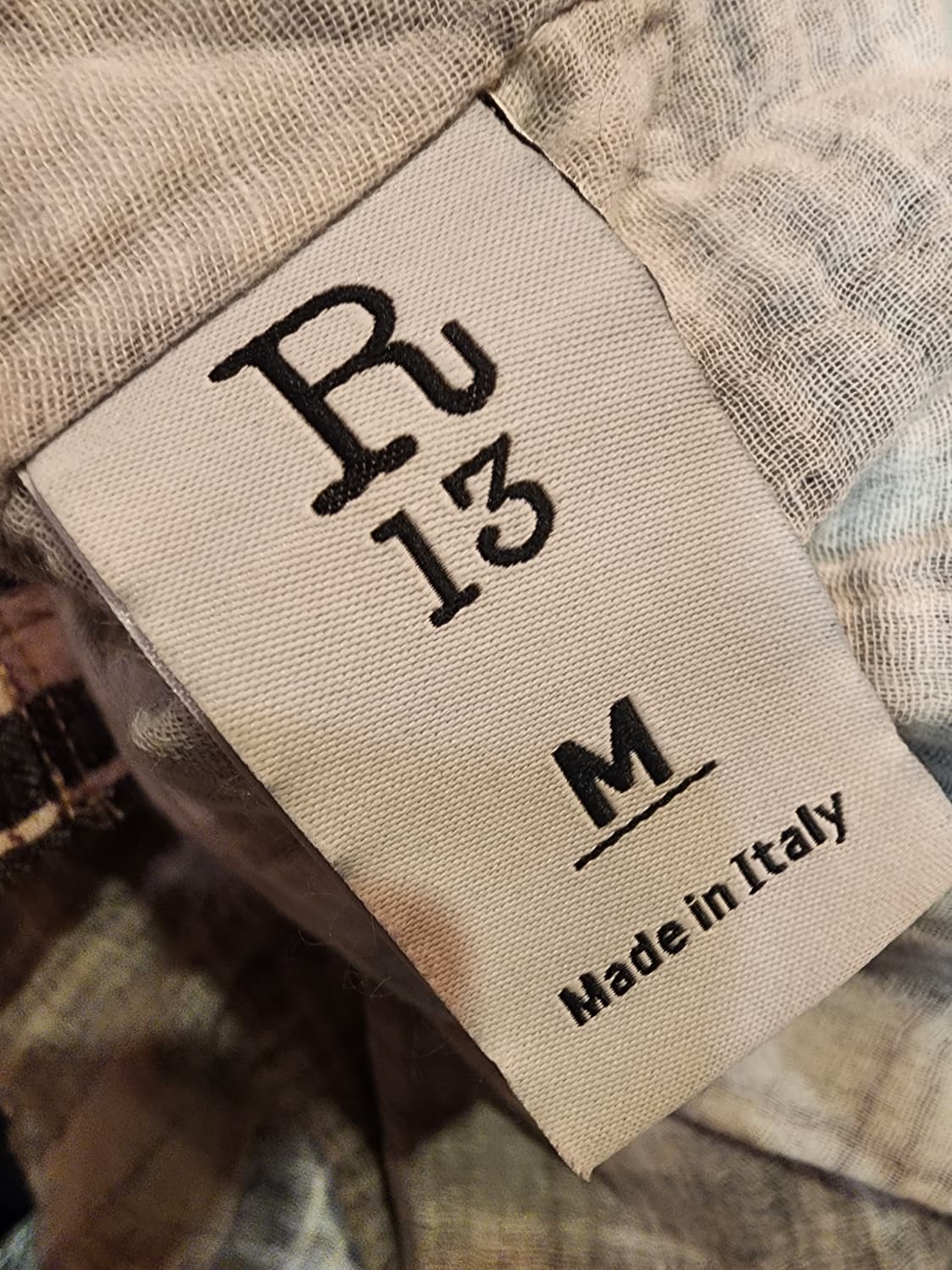 [M] R13 Shredded Seam 셔츠 알써틴 오버핏셔츠 상품이미지8