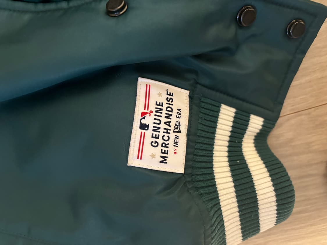 뉴에라 그린 봄버자켓 상품이미지4