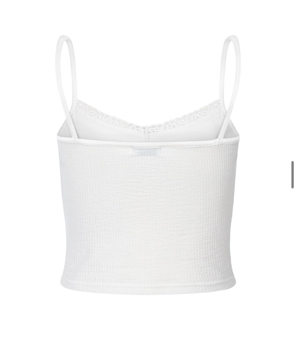 플리즈노팔로우 HanniLace Sleeveless Top (White) 상품이미지3