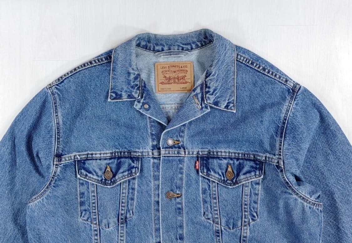 90년대 리바이스 70507-0389 트러커 데님자켓 L 상품이미지2